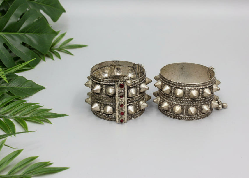 Boho Chic Fashion Spikes Cuff Bracelets