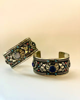 Vintage Tribal Stone Cuff