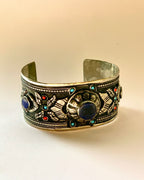 Vintage Tribal Stone Cuff