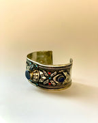 Vintage Tribal Stone Cuff