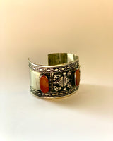 Vintage Style Engraved Cuff Bracelet
