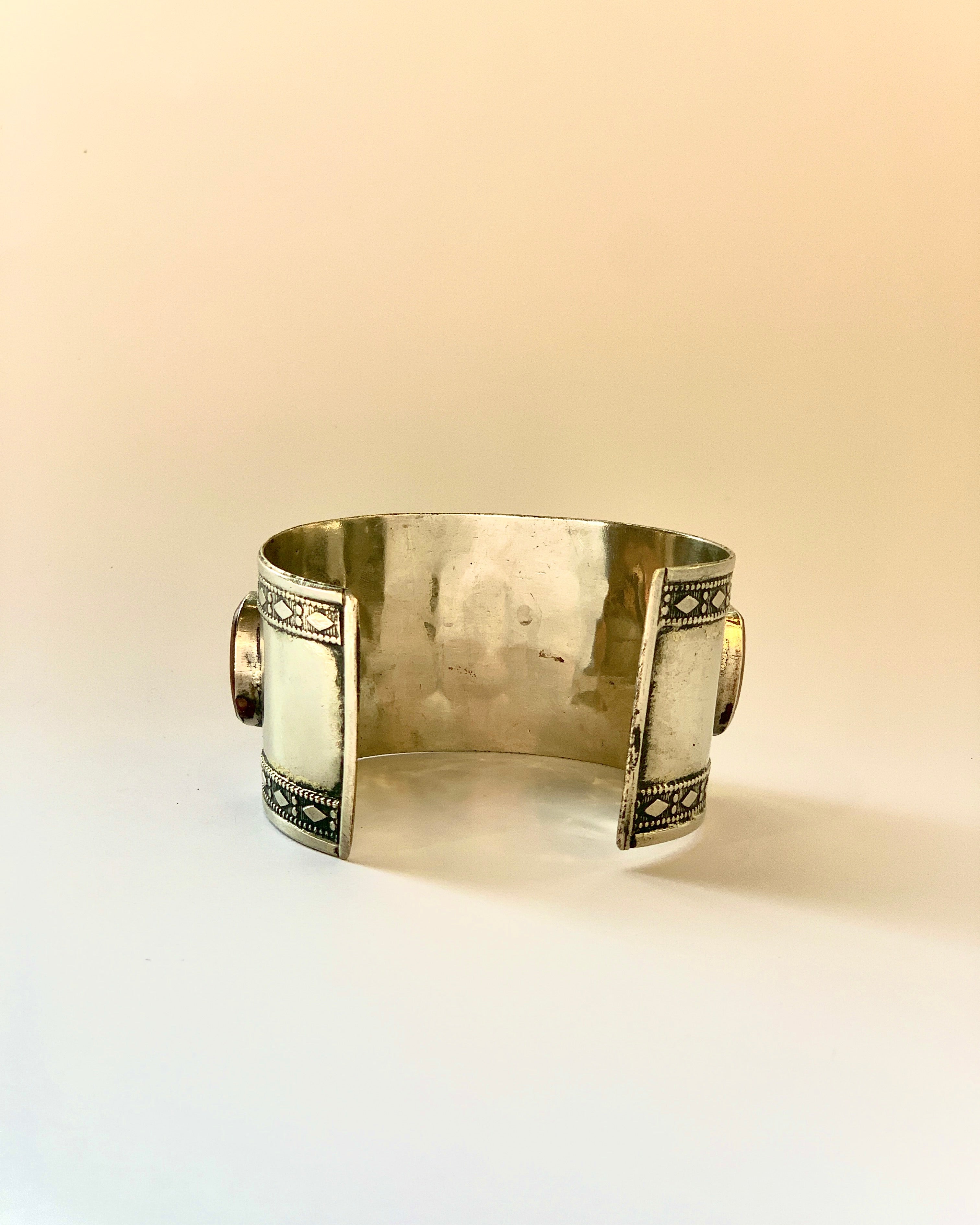 Vintage Style Engraved Cuff Bracelet