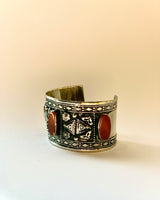 Vintage Style Engraved Cuff Bracelet