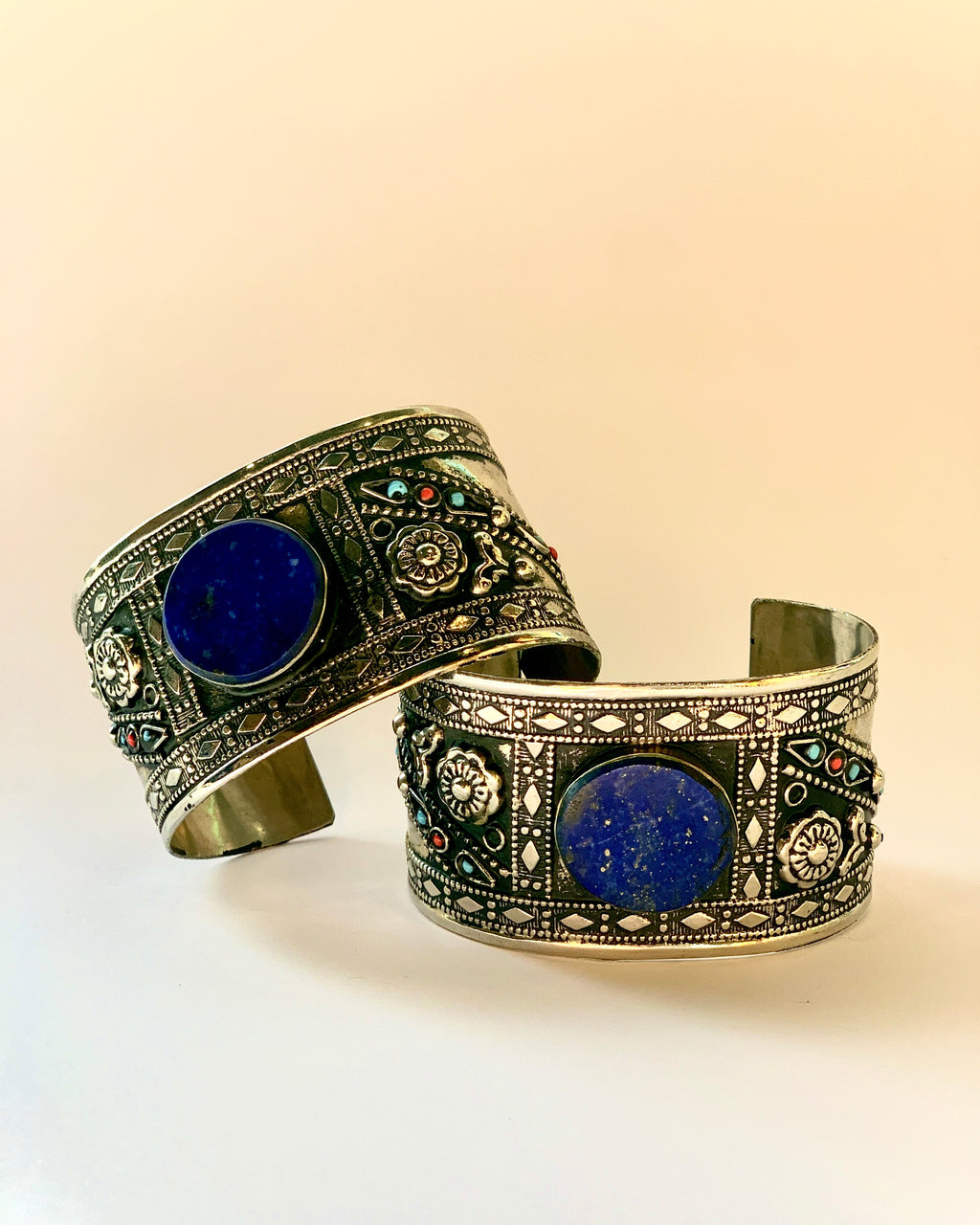 Antique Style Wide Cuff Bracelet