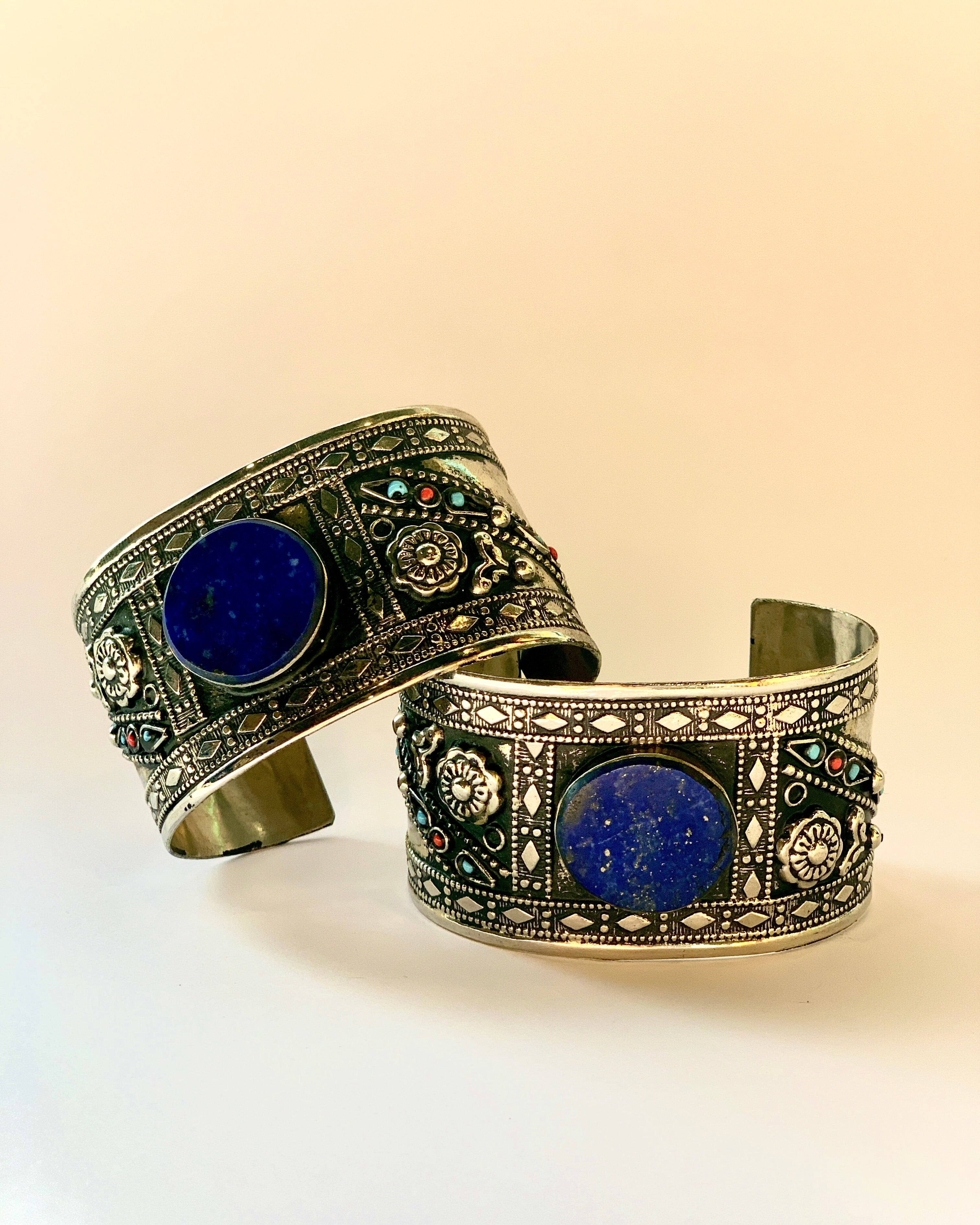 Antique Style Wide Cuff Bracelet