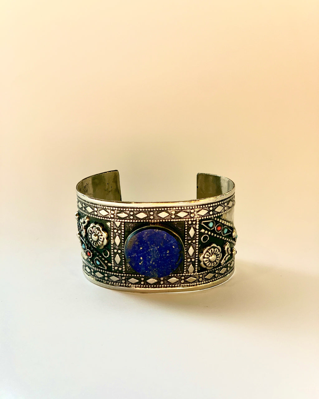 Antique Style Wide Cuff Bracelet