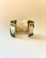 Antique Style Wide Cuff Bracelet