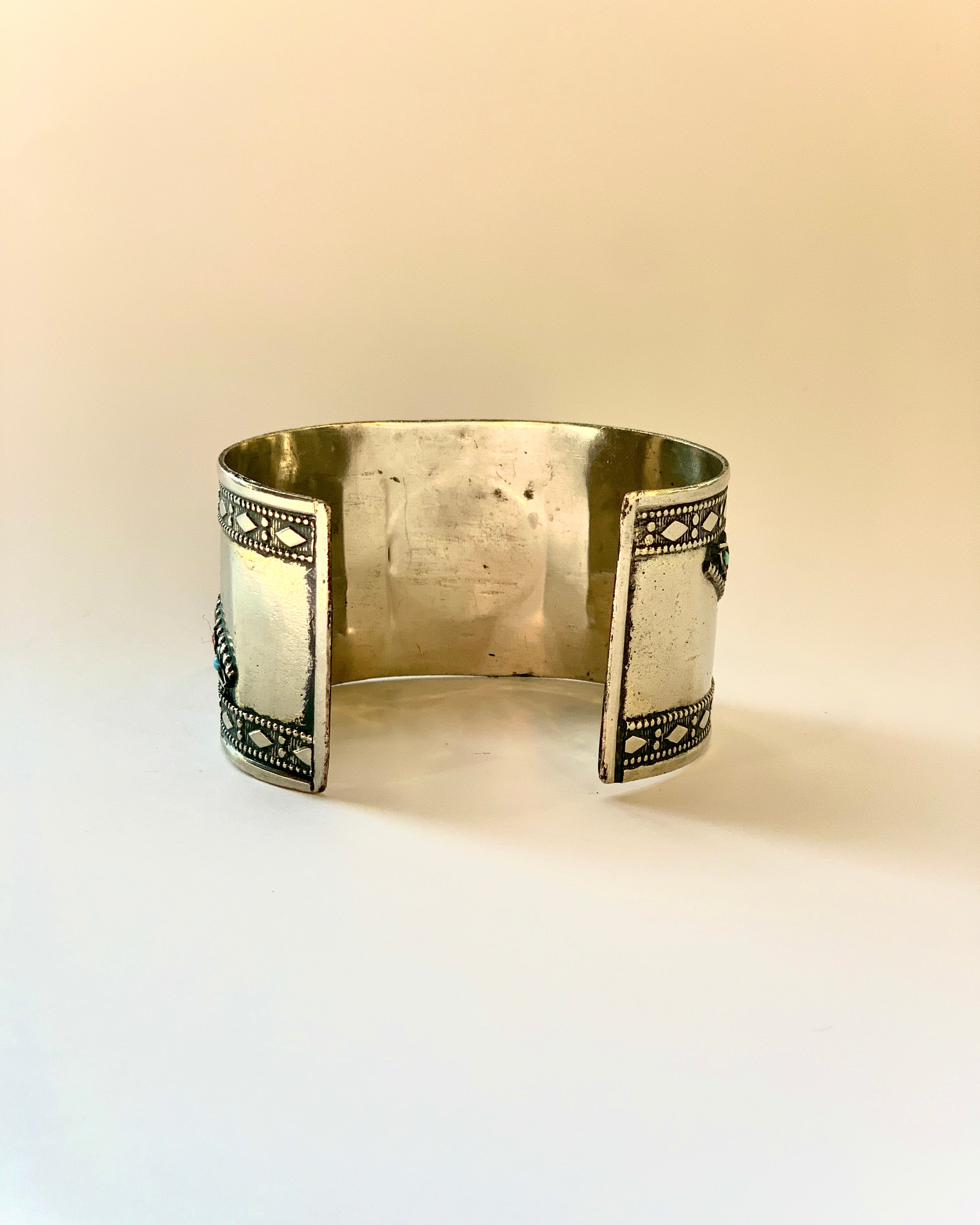Antique Style Wide Cuff Bracelet