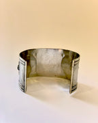 Classic Engraved Statement Bracelet