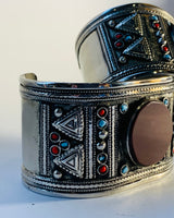 Bohemian Engraved Statement Cuff