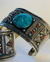 Ethnic Pattern Wide Bracelet