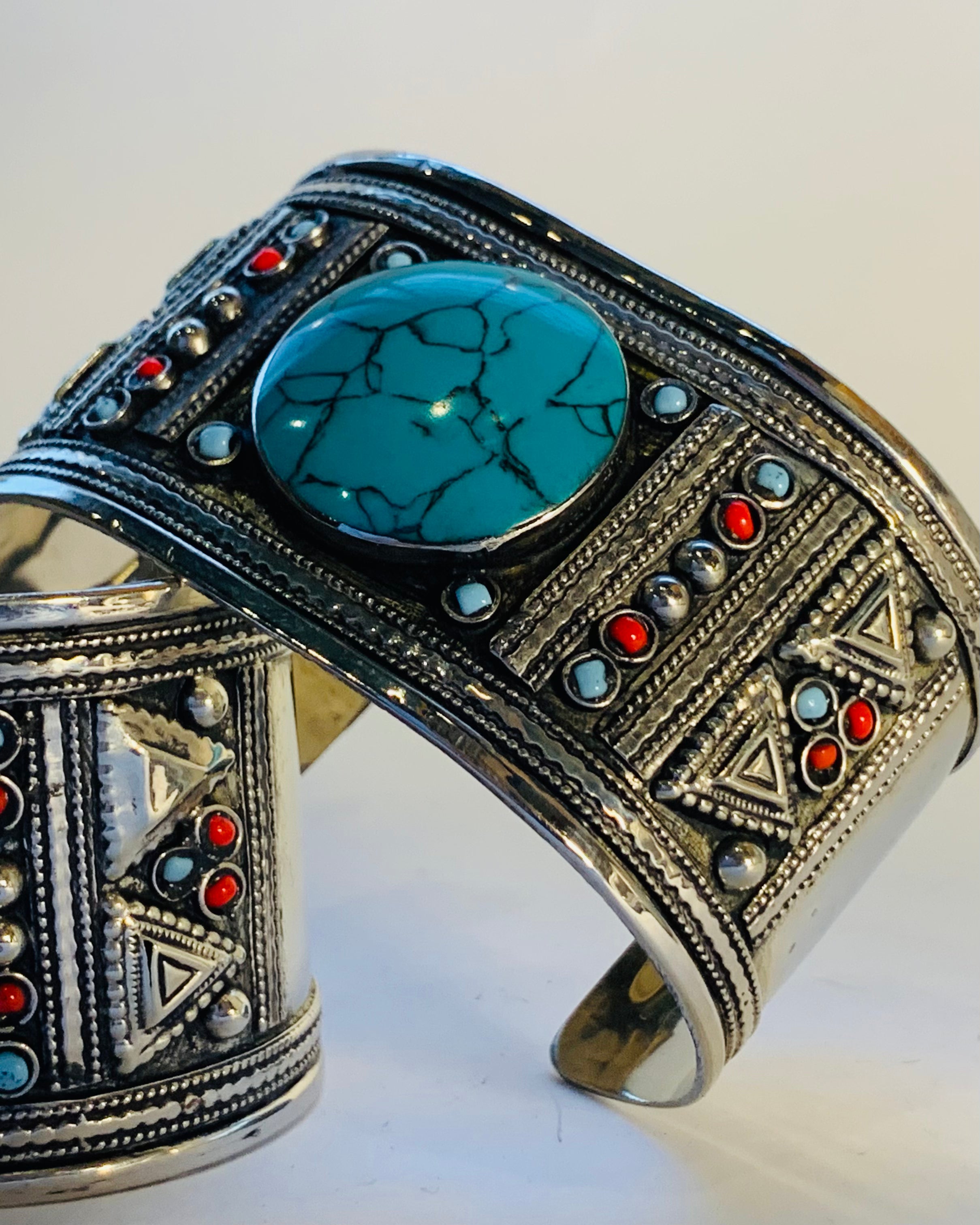 Ethnic Pattern Wide Bracelet