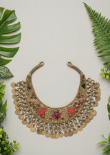 Pashtun Kuchi Style Coins TOQ Necklace