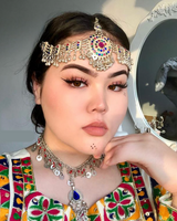 White Mathapatti Headdress – Headpiece