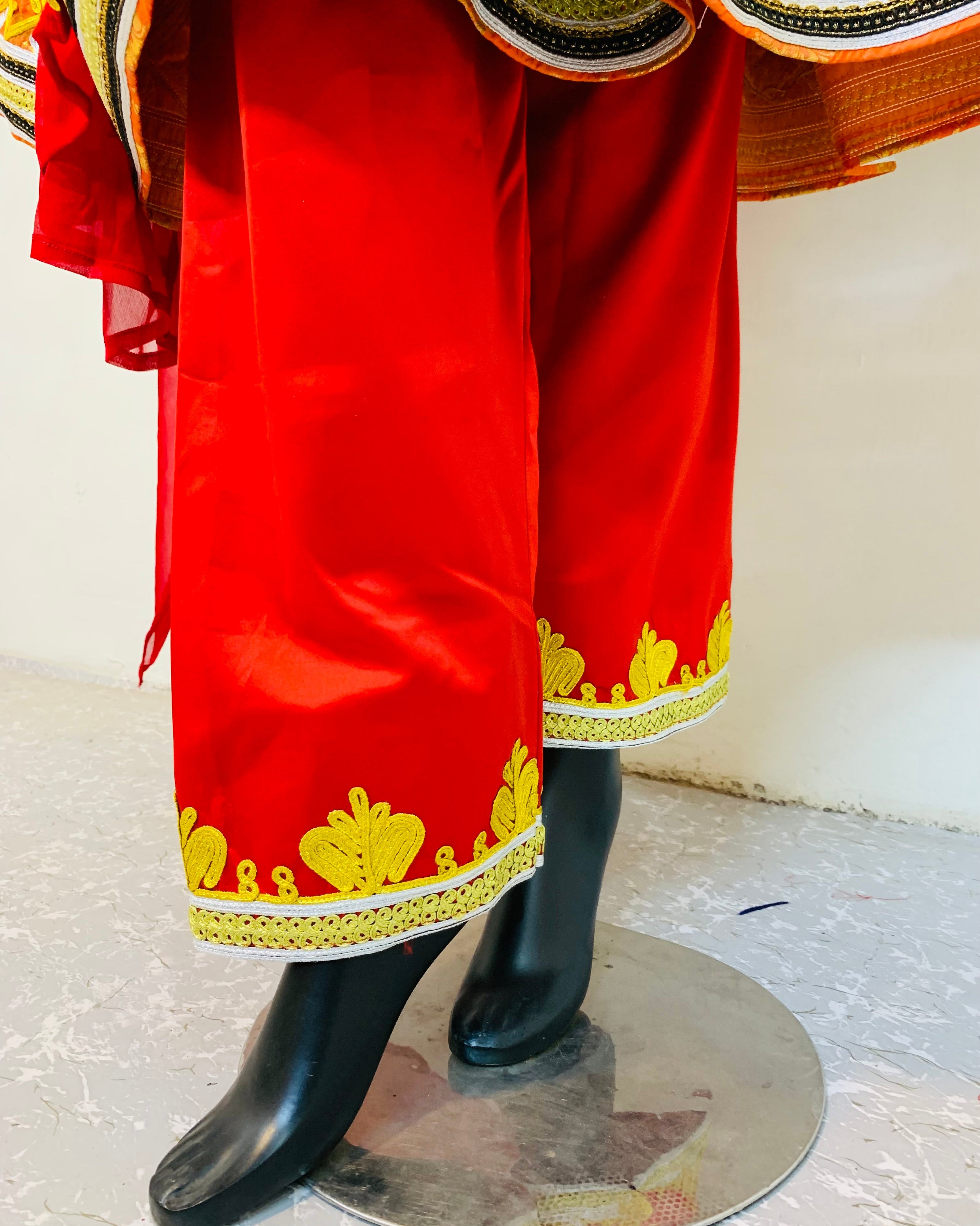 Handmade Afghan Embroidered Traditional Dress