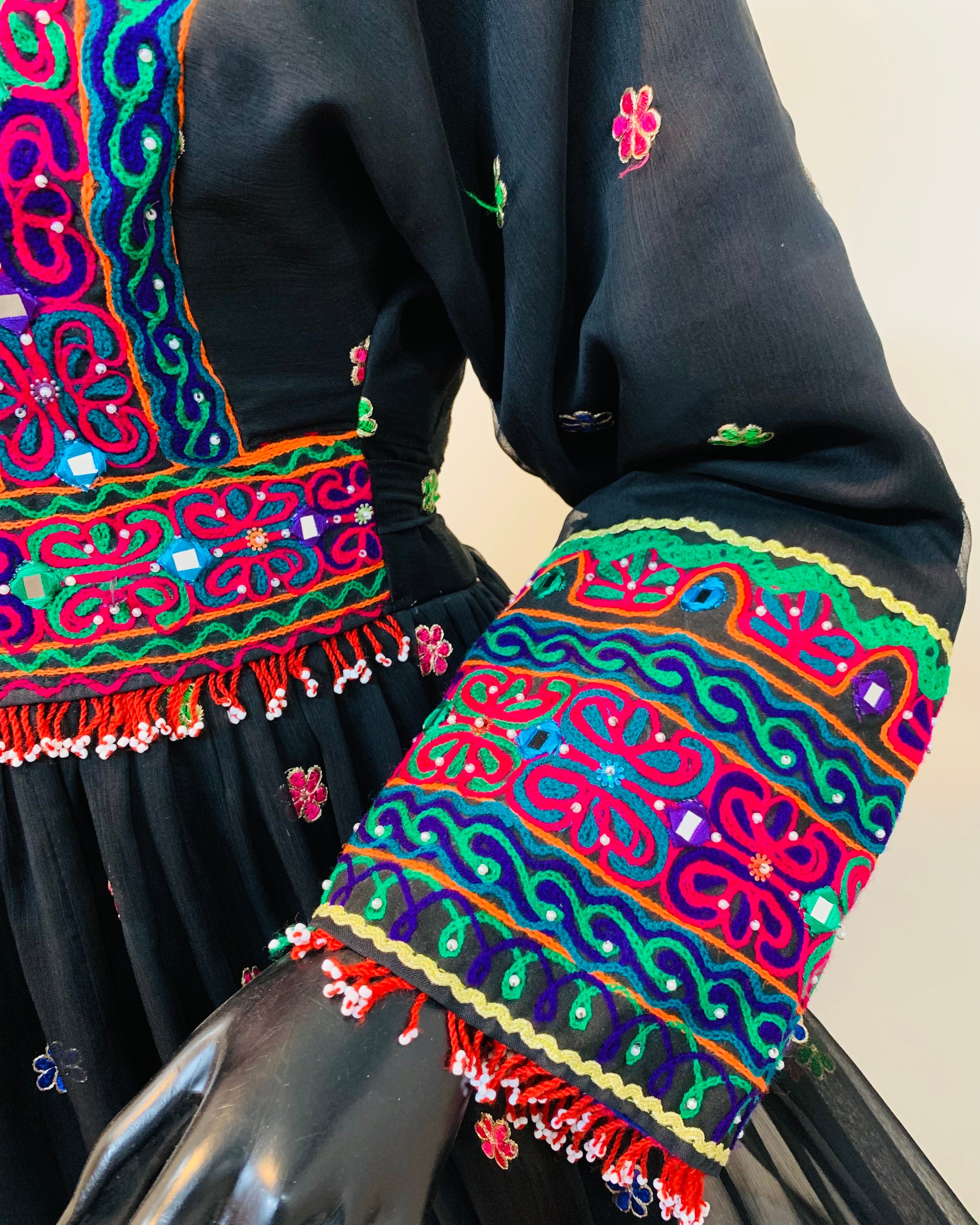 Handmade Afghan traditional Bridal Dress