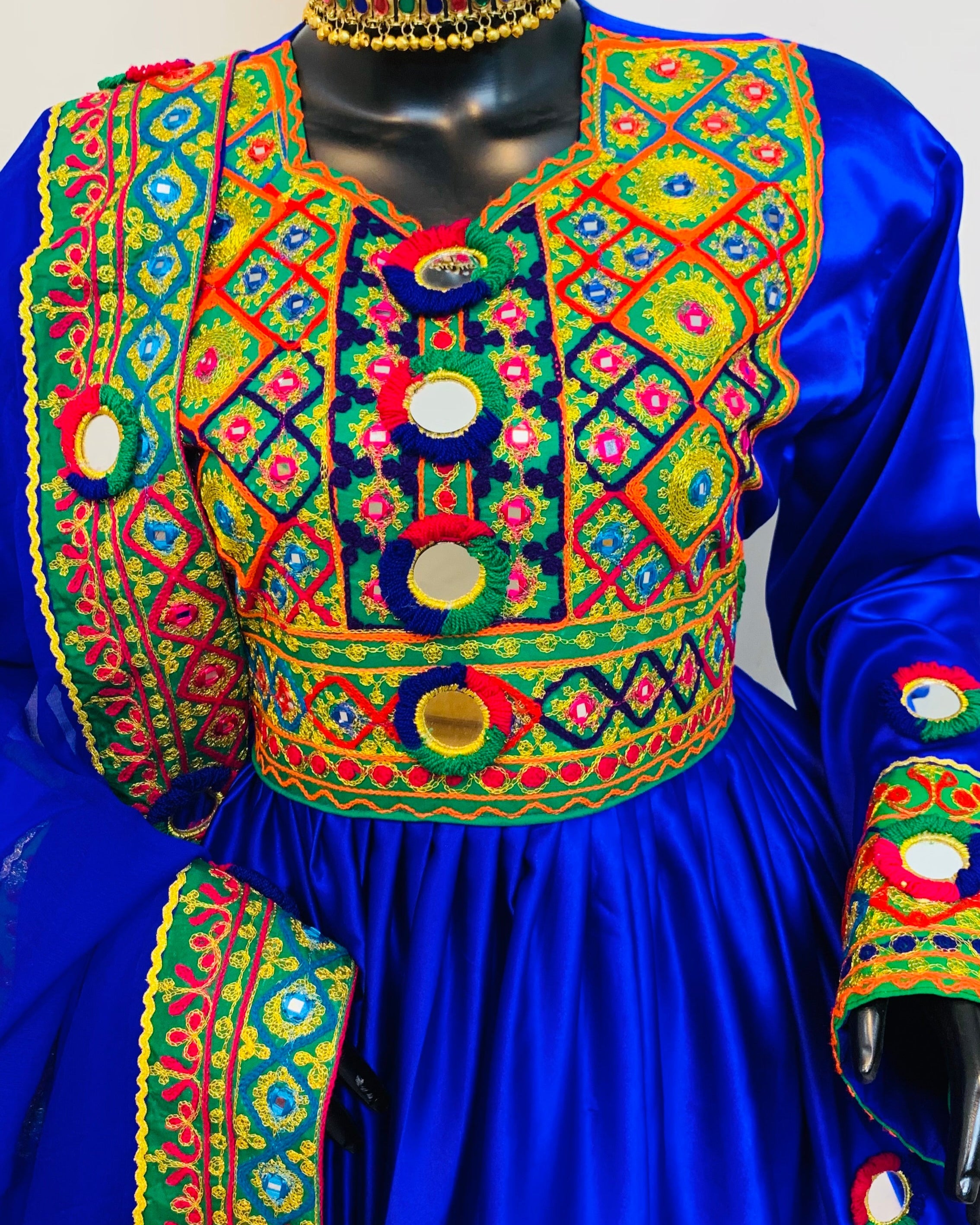 Handmade Afghan Bridal Traditional Dress