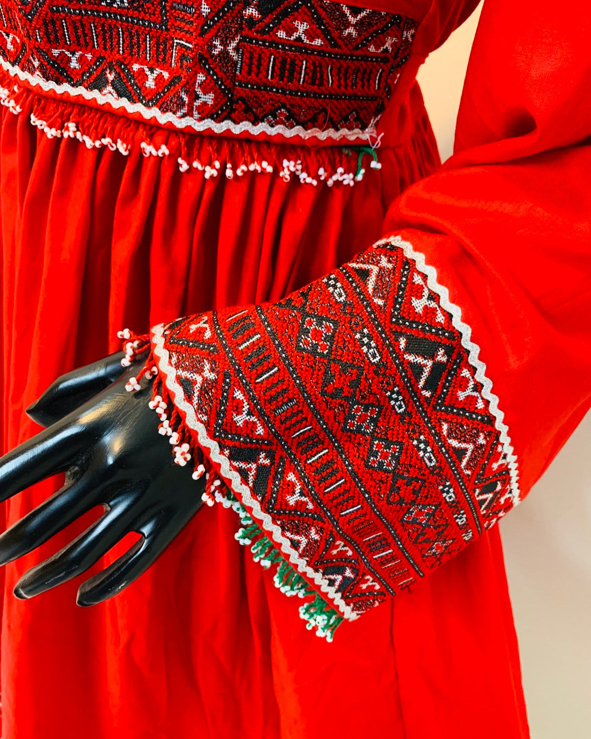 Hand-Embroidered Afghan Bridal Dress