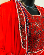 Hand-Embroidered Afghan Bridal Dress