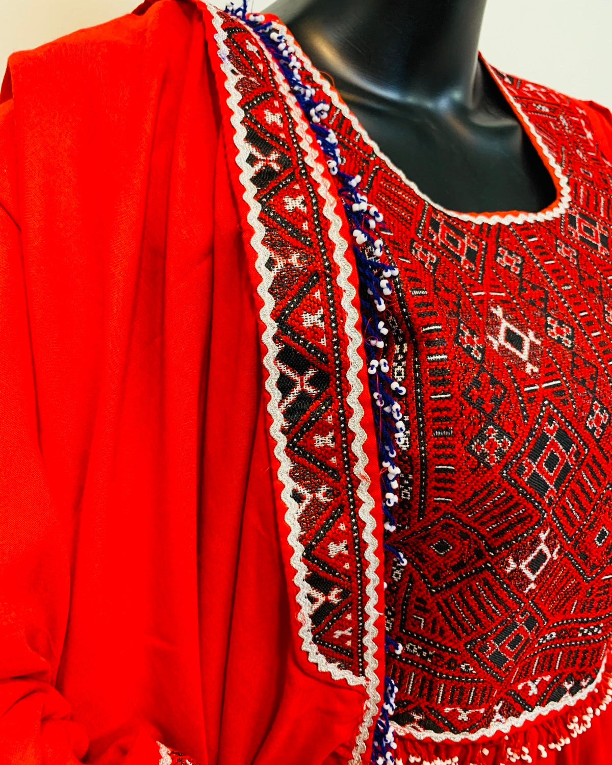 Hand-Embroidered Afghan Bridal Dress