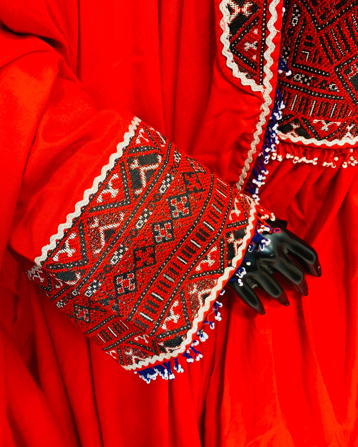 Hand-Embroidered Afghan Bridal Dress