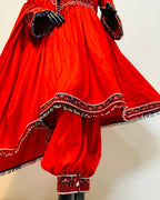 Hand-Embroidered Afghan Bridal Dress