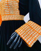 Afghan Bridal Velvet Frock Hand-Embroidered