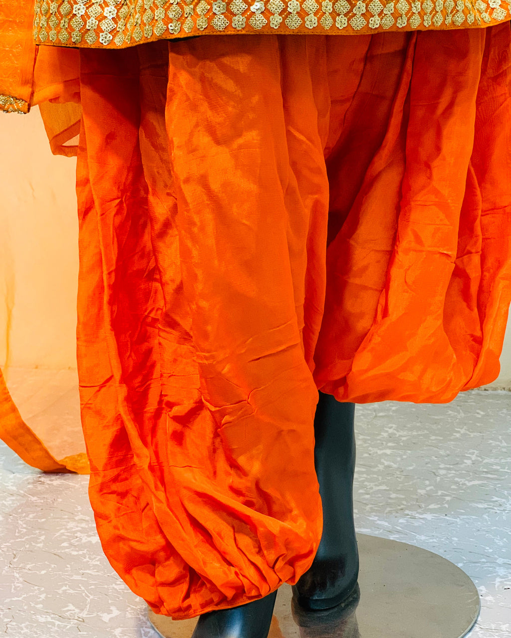 Afghan Bridal Velvet Frock Hand-Embroidered