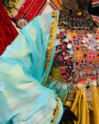 Afghan Bridal Frock with Hand-Embroidered