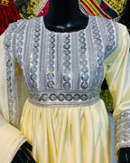 Hand-Embroidered Afghan Bridal Frock