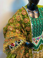 Luxury Emerald Afghan Dress