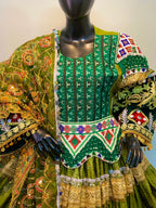 Luxury Emerald Afghan Dress