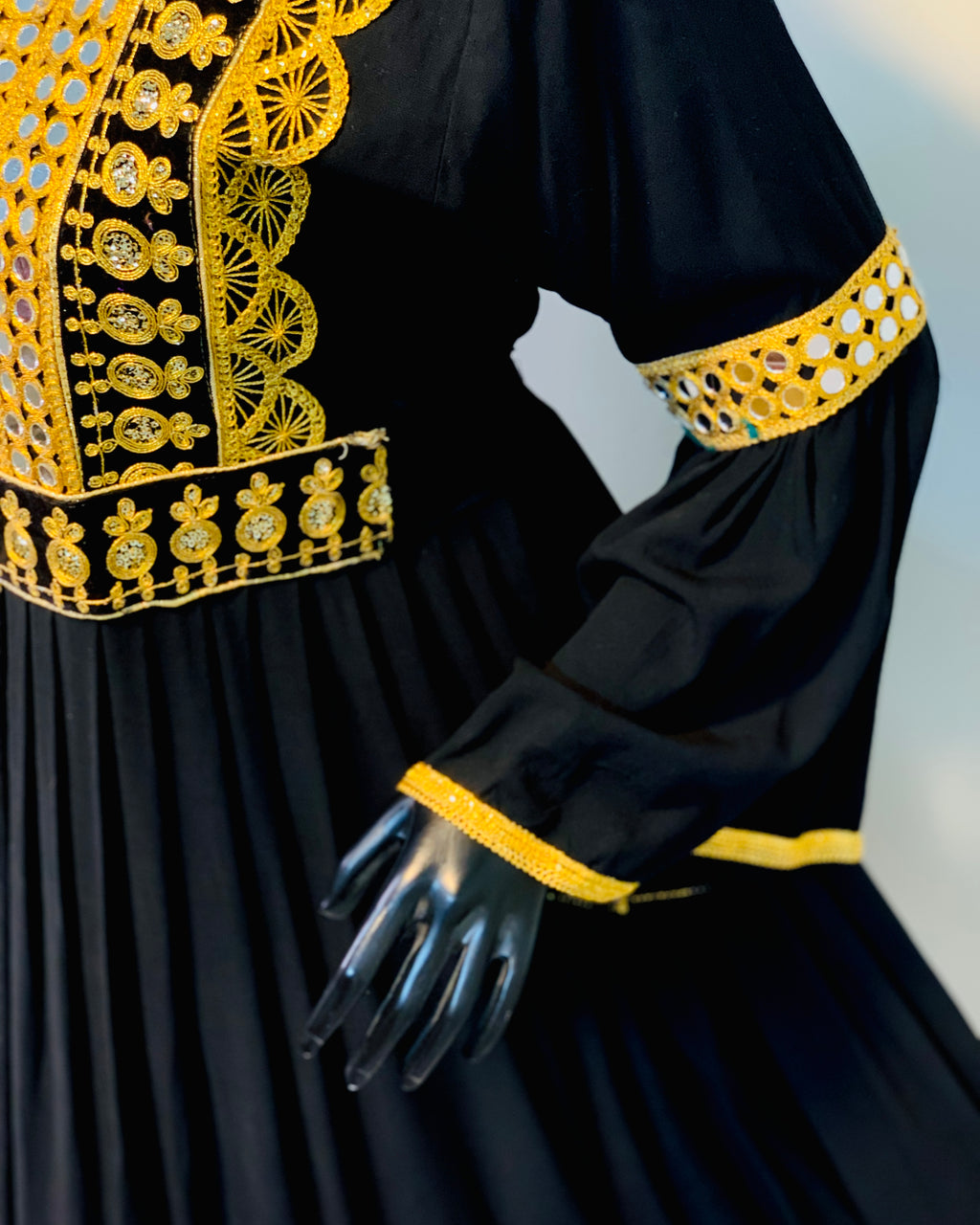 Pashtun Embroidery & Chiffon Dupatta