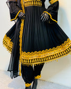 Pashtun Embroidery & Chiffon Dupatta