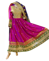 Afghan Bridal Embroidered Dress