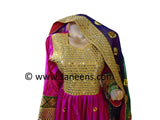 Afghan Bridal Embroidered Dress