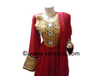 bridals clothes for nikkah in red color