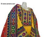 Stunning Embroidered Afghan Dress