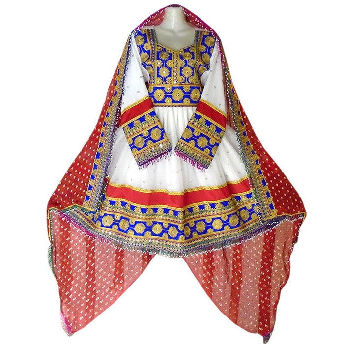 New pashtun style zarri tarr hand work embroidery