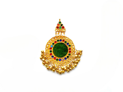 New traditional online fashion bridal gold color matika