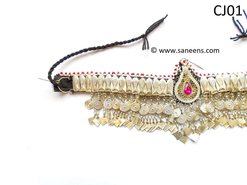 Afghan fashion tribal jewelry headdress for bride