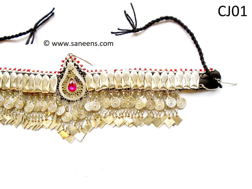 Afghan fashion tribal jewelry headdress for bride