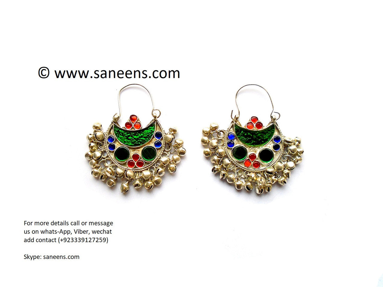 cultural bridal pakhton earrings