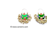 New afghan fashion cultural simple white earrings