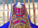 New traditional afghan pathani hard embroidery  cultural dress in multi color