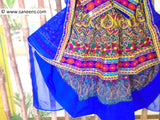 New traditional afghan pathani hard embroidery  cultural dress in multi color