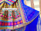 New traditional afghan pathani hard embroidery  cultural dress in multi color