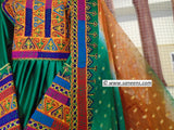 Embroidered Afghan Bridal Dress