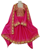 Afghan Frock with Mirror Work
