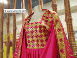 Afghan Frock with Mirror Work